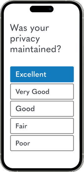 Engage patients with branded, mobile surveys via SMS and email.